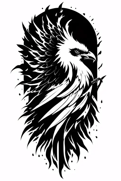 Palestine Phoenix Rising From Ashes Abstract