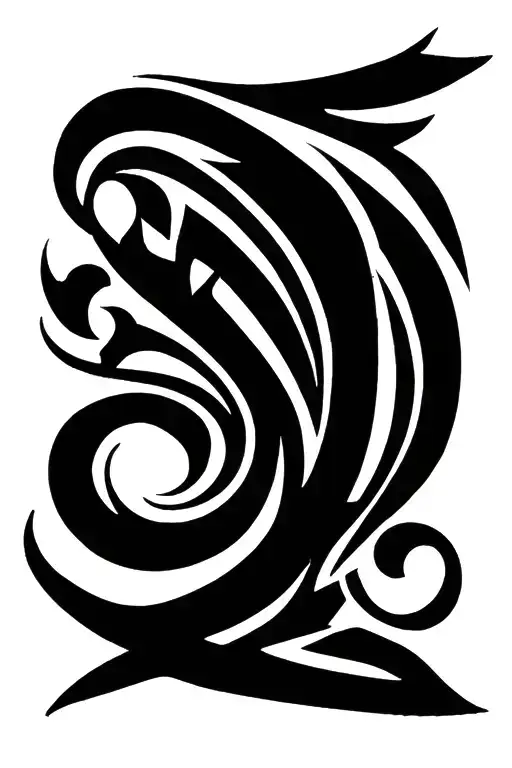 Tribal With Fine And Feminine Line