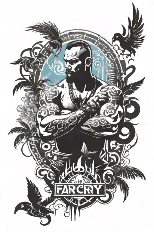 Far Cry 3 Tatoo Related To Main Character Tatoo That He Have On His Arm