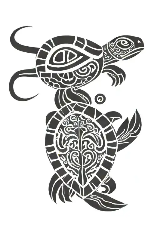 Turtle Chimera Polynesian Style