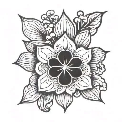 Single Sakura Flower