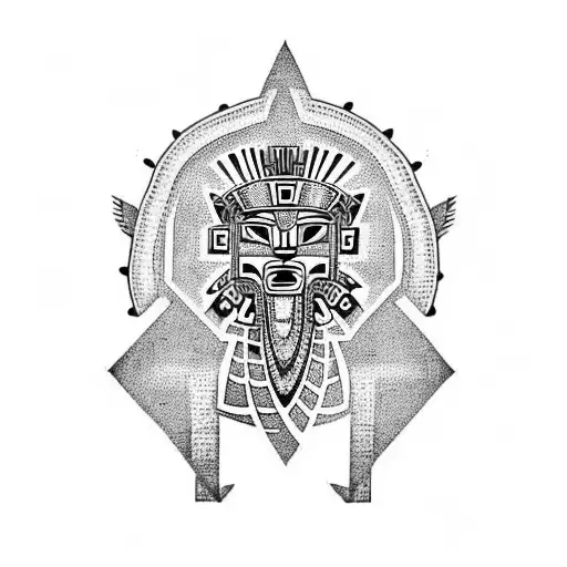 Aztec Tribal Animal