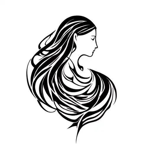 Motherhood Son Tattoo Design