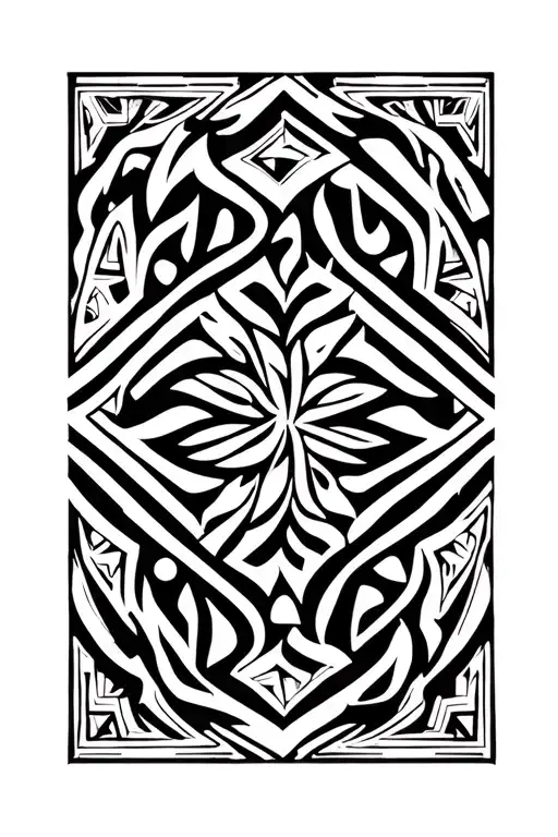 Abstract Arabic Ornamental Design