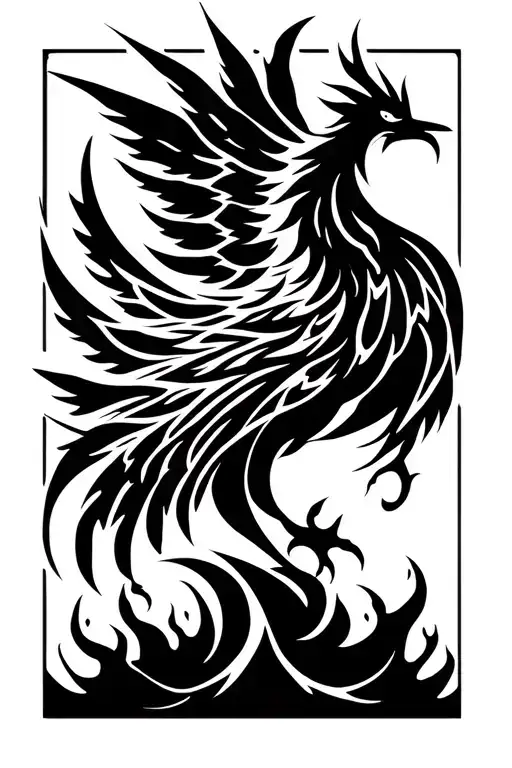 Phoenix Rising From Ashes