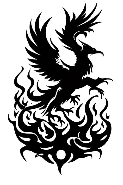 Phoenix & Caladrius Rising From Ashes