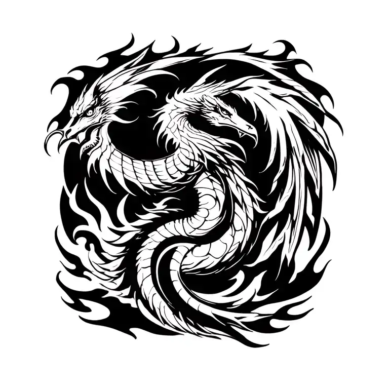 Cobra Phoenix Rising From Ashes