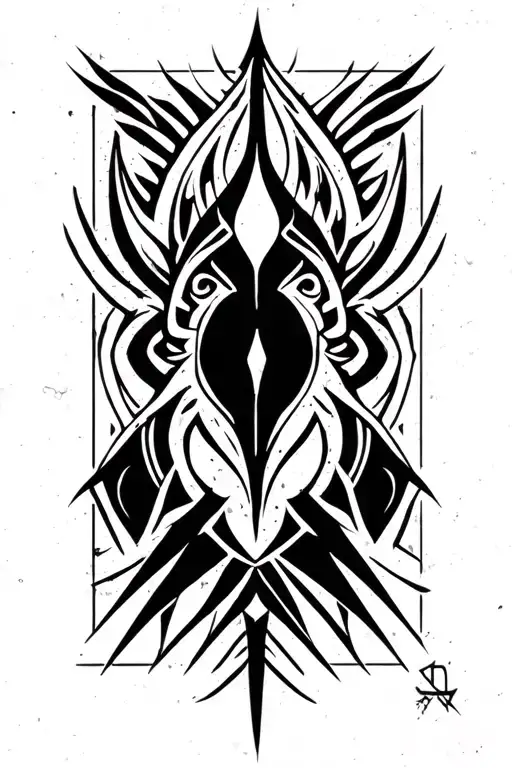 Spiritual Symbols Merging