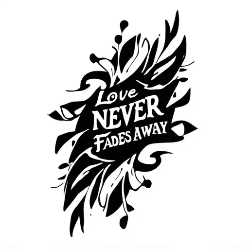 Love Never Fades Away