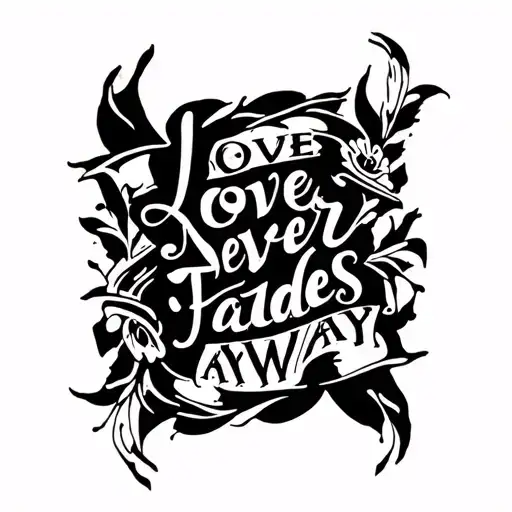 Love Never Fades Away