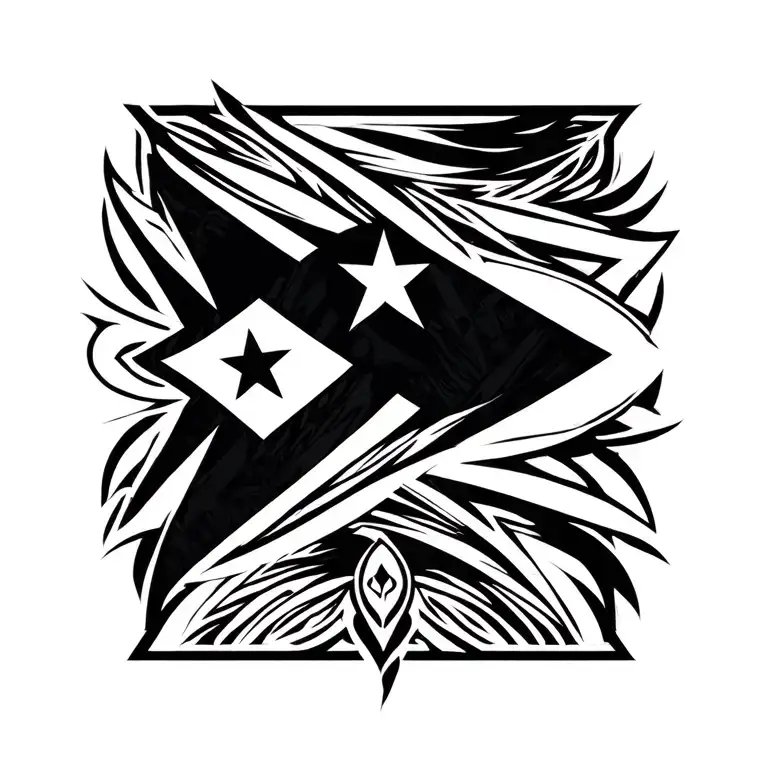 Puerto Rico Flag Inside