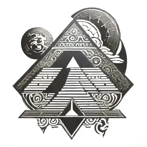 Mayan Tample Dark Side Of The Moon