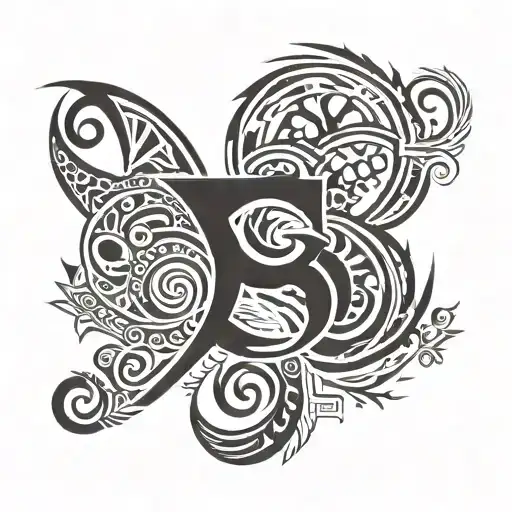 C And N Letter Together