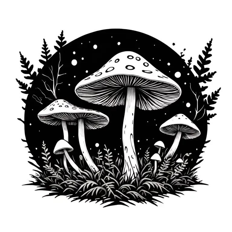 Mushrooms Forest