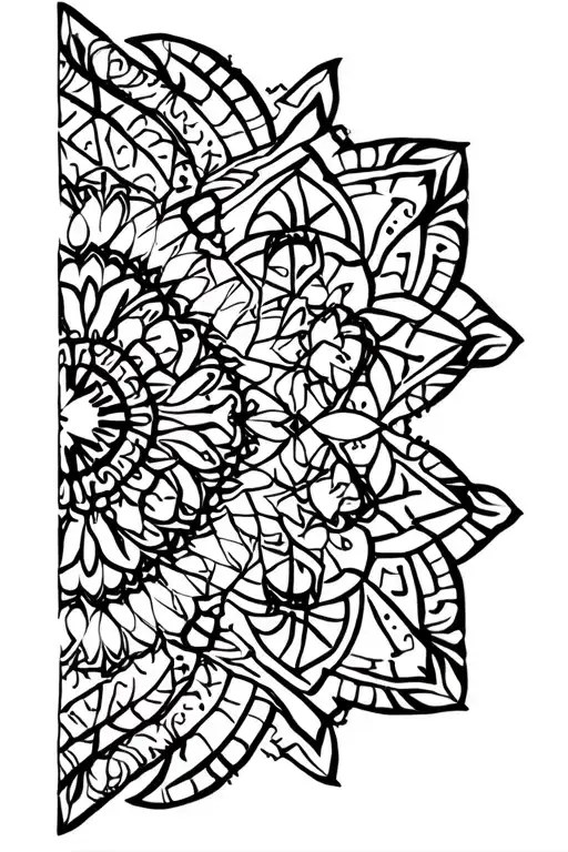 Mandala Design Inspired Ornamente