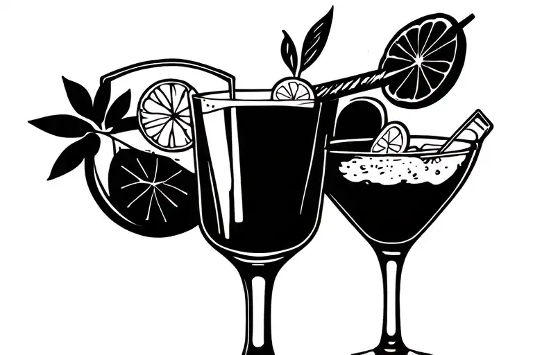 Bartender Mixing Cocktails