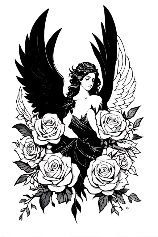 Angels With Roses