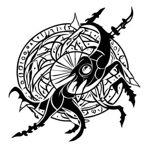 Sagittarius And Cancer Zodiac Sign Intertwined