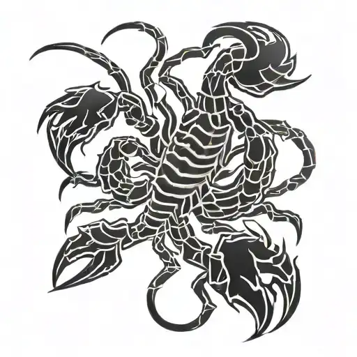 Scorpion Tattoo Design