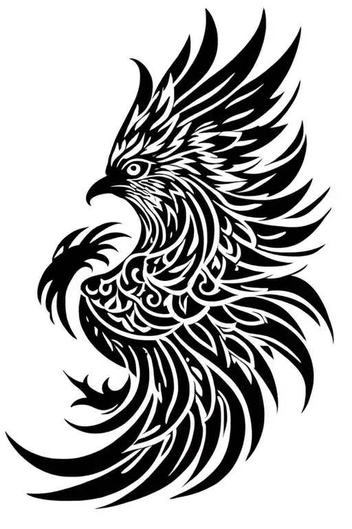 Phoenix Silhouette Front View