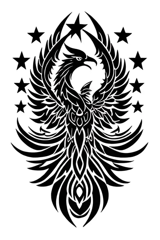 Phoenix With Stars