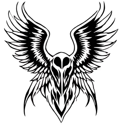 Wings And Motorcycle
