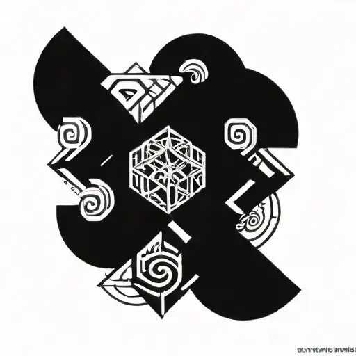 Sacred Geometry Tribal Sleeve
