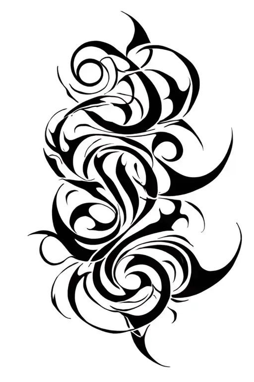 Swirls Forming Its Way Winding