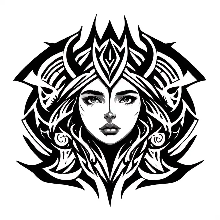 Freyja Rune Style Tatto