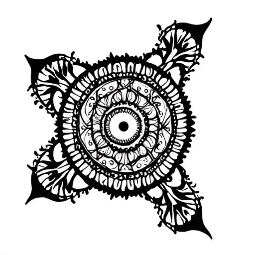 Oktagramm As Mandala