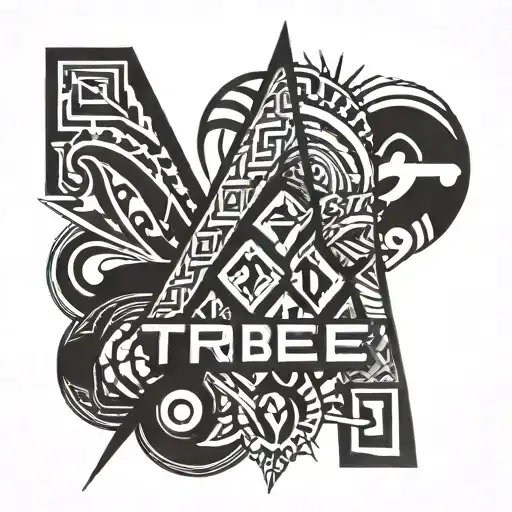 Tribe Tattoo With Sungkit Name