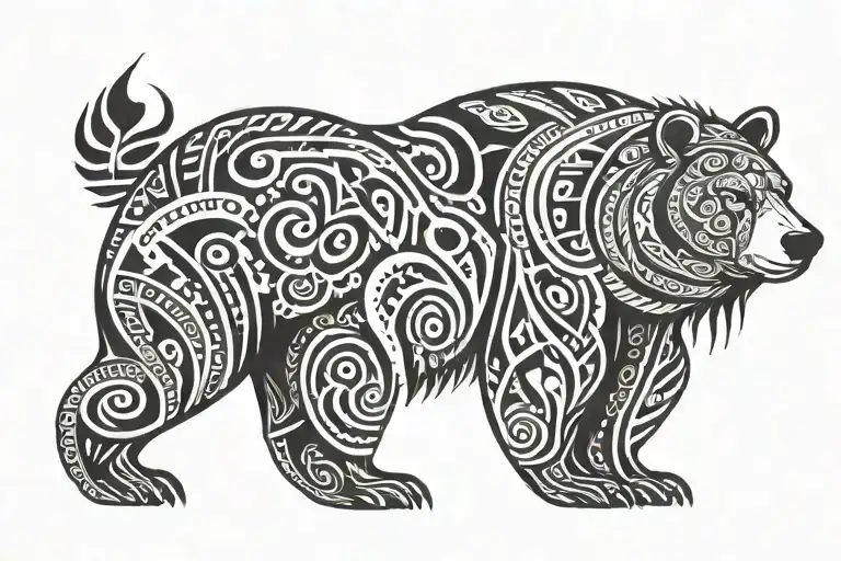 Bear With Shaman Style