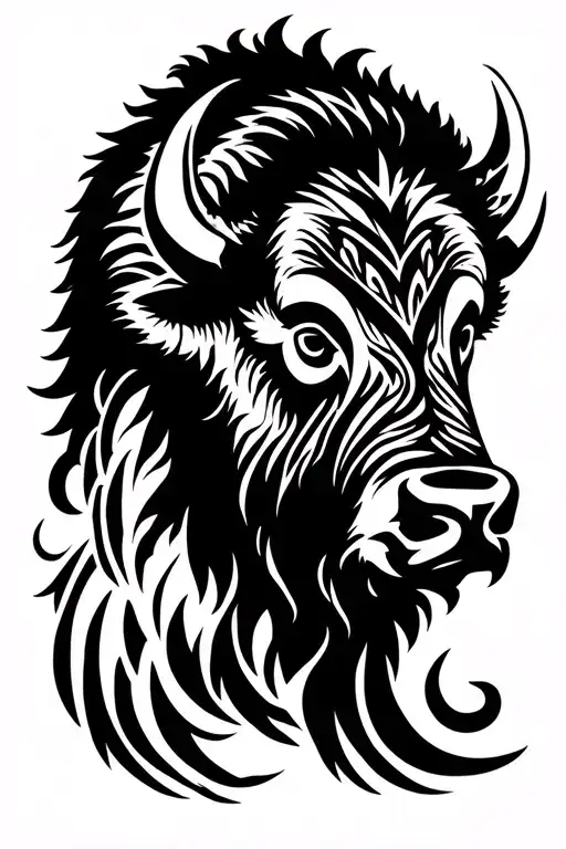 Bison Head
