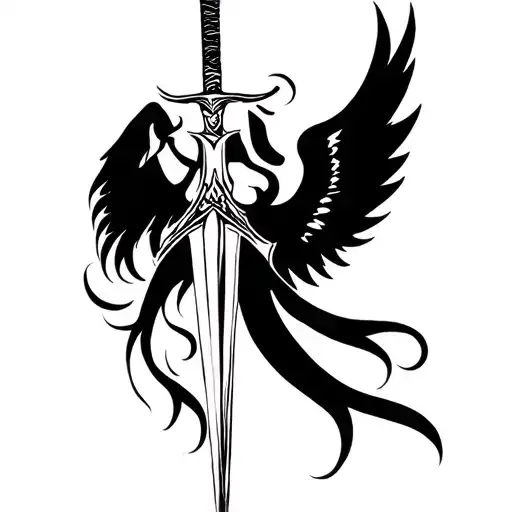 Angel And Sword