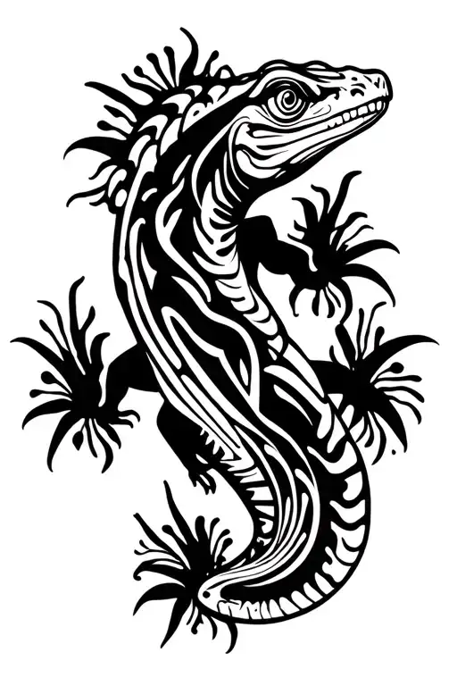 Lizard Climbing