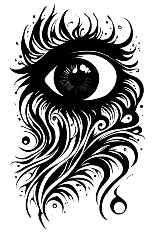 Moon Eye Tear Flowing