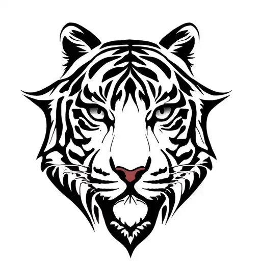 Hamsa Hand And Tiger