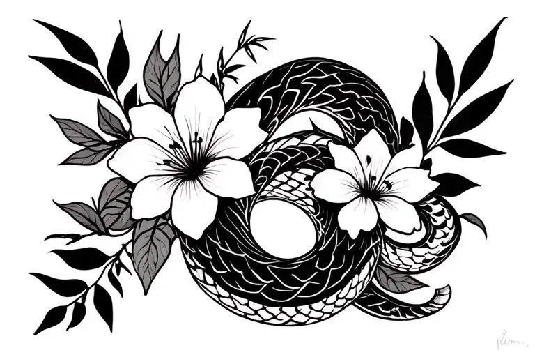 Karvi Flowers And Bamboo Pit Viper Wrapping