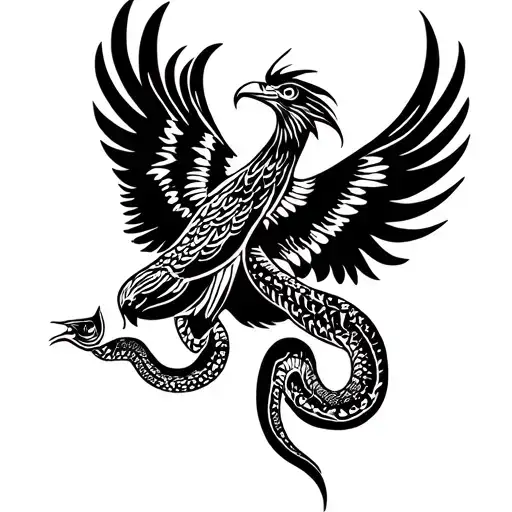Eagle And Snake