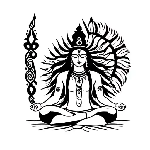 Shiva Meditating