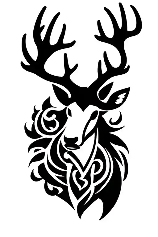 Mills Family Crest Gordon Family Stag