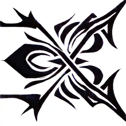 3D Bow And Arrow Design