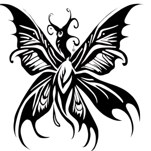 Bat Moth Butterfly Hawk Connected