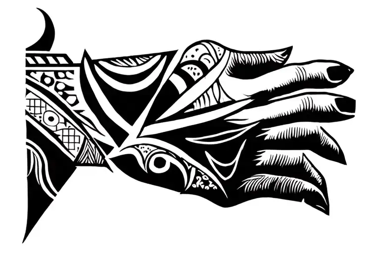 Patch Work Hand