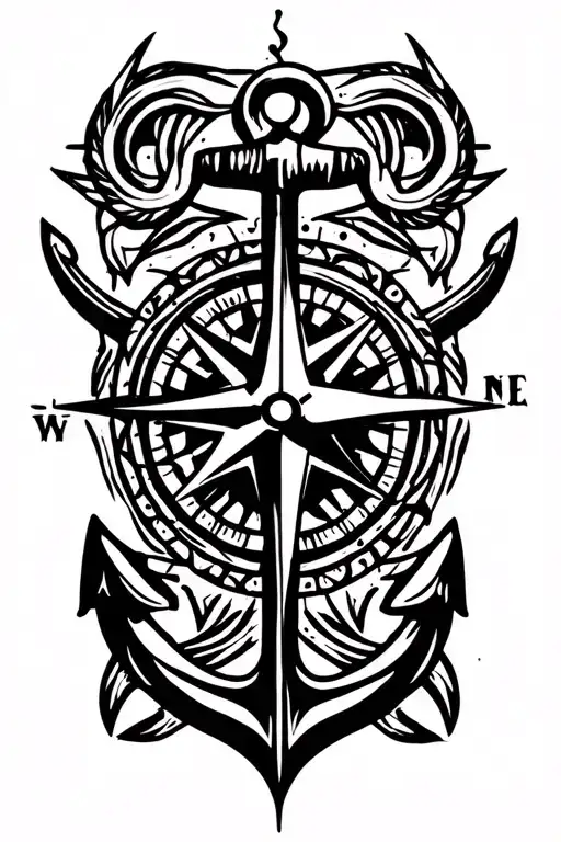 Compass And Anchor