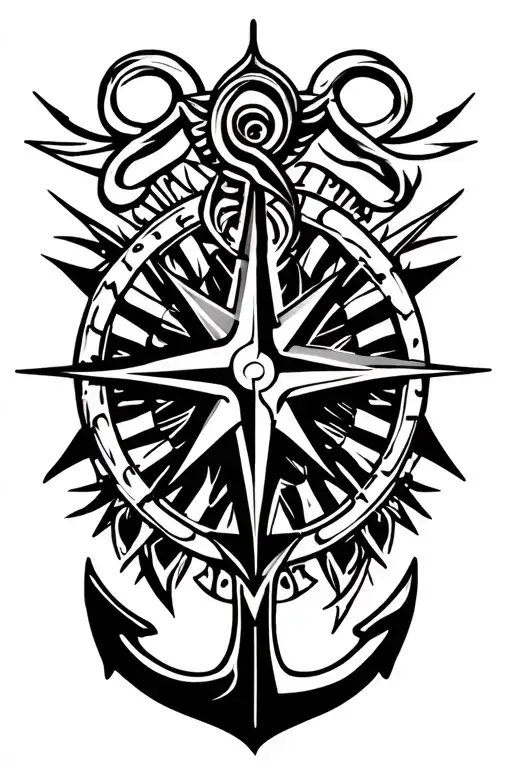 Compass And Anchor