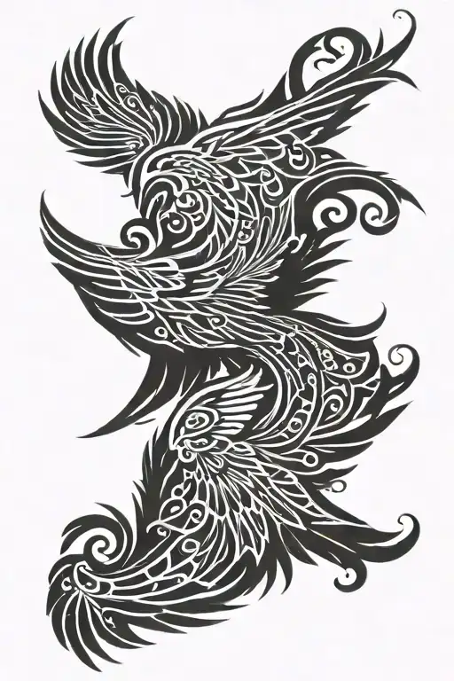 Feathered Wing Left One