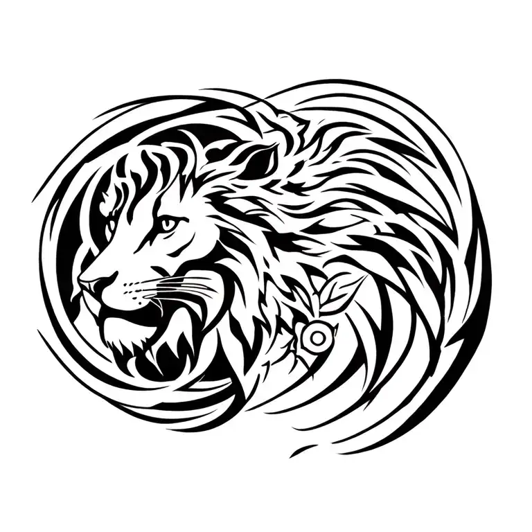Leo And Aquarius Symbol Incorporated
