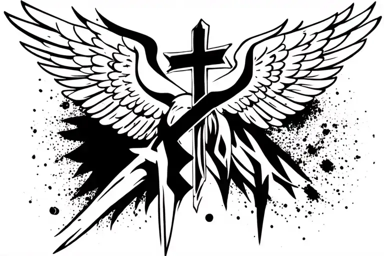 Gangsta Cross With Angel