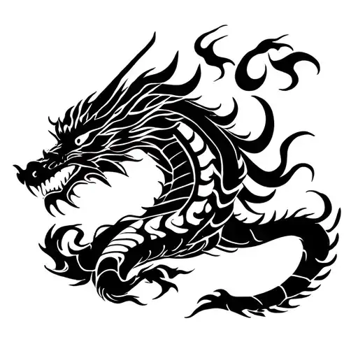 Japanese Dragon Wrapped